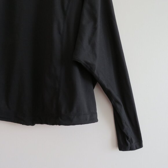 SWEATY BETTY After Class Organic Cotton Sweatshirt in Black Gym Lounge - Size S - Picture 3 of 14